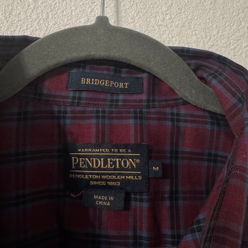 Pendleton Bridgeport Plaid Button Down Shirt Mens… - image 2